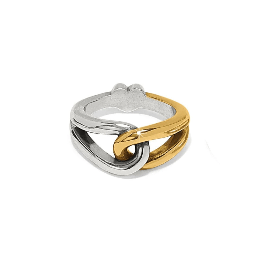 Brighton Interlok Curve 2Tone Ring - Brighton
