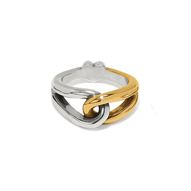 Brighton Interlok Curve 2Tone Ring - Brighton
