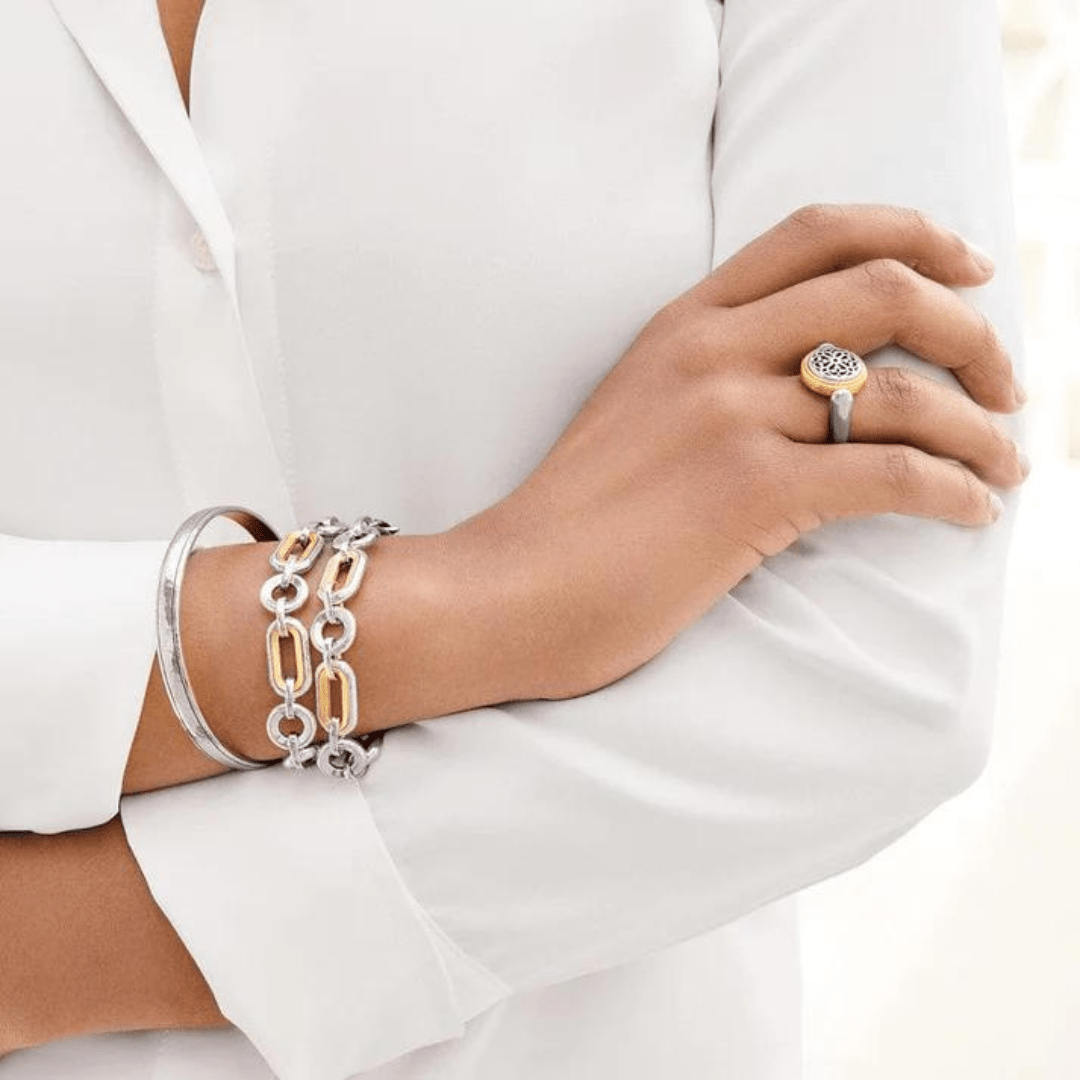 Brighton Medici Two Tone Link Bracelet - Brighton