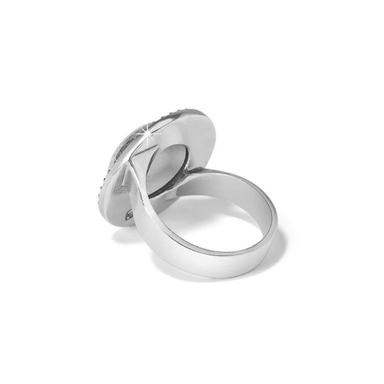 Brighton Meridian Geo Dew Domed Ring - Brighton