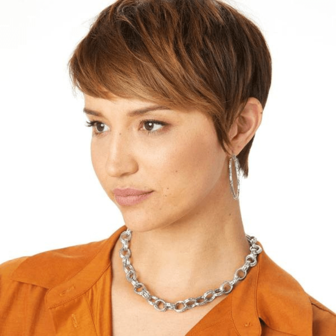 Brighton Pebble Large Hoop Earrings - Brighton