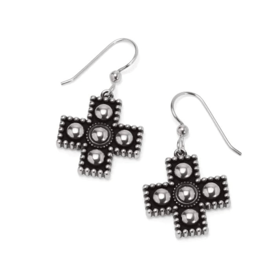 Brighton Pretty Tough Small Cross Earrings - Brighton