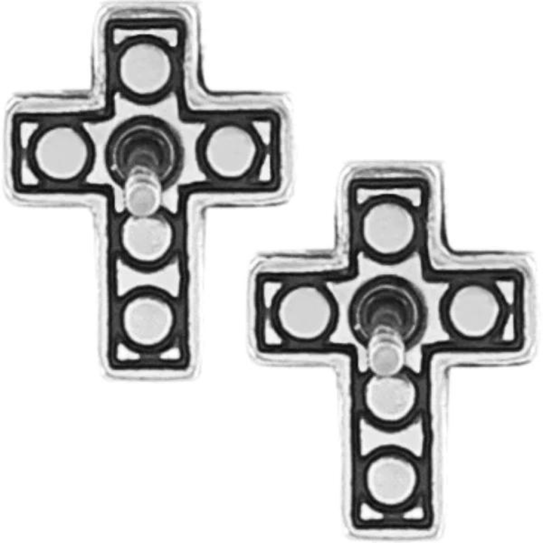 Brighton Starry Night Cross Mini Post Earrings - Brighton