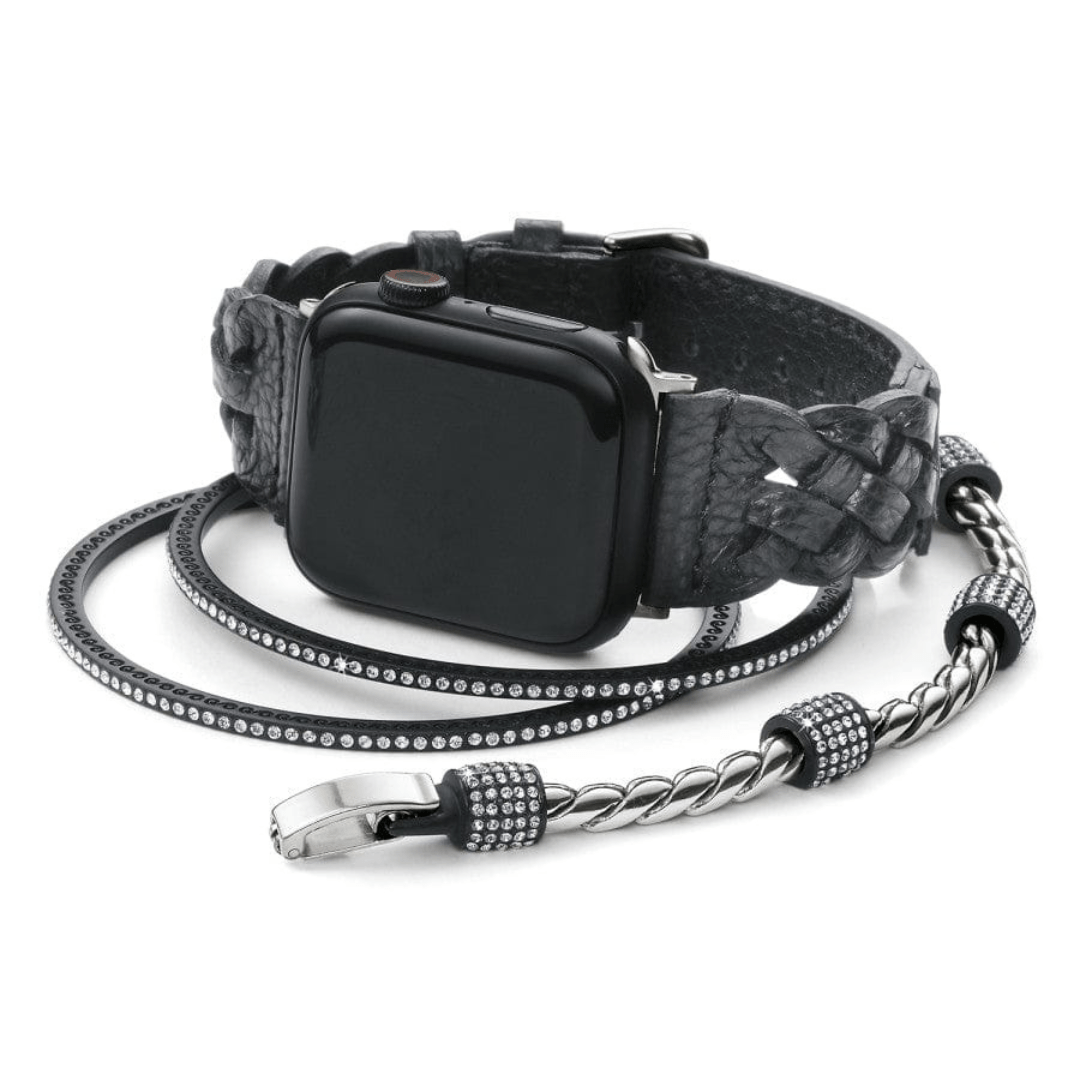 Brighton Sutton Braided Apple Watch Band - Black - Brighton
