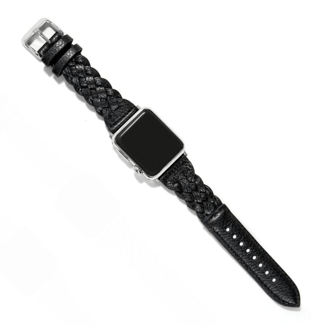 Brighton Sutton Braided Apple Watch Band - Black - Brighton