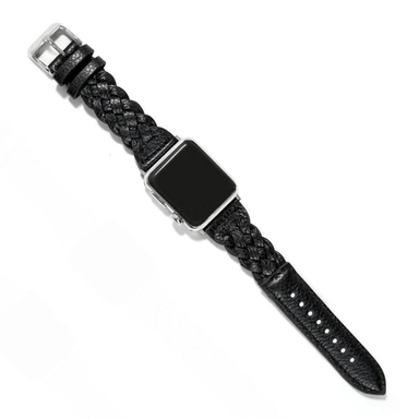 Brighton Sutton Braided Apple Watch Band - Black - Brighton