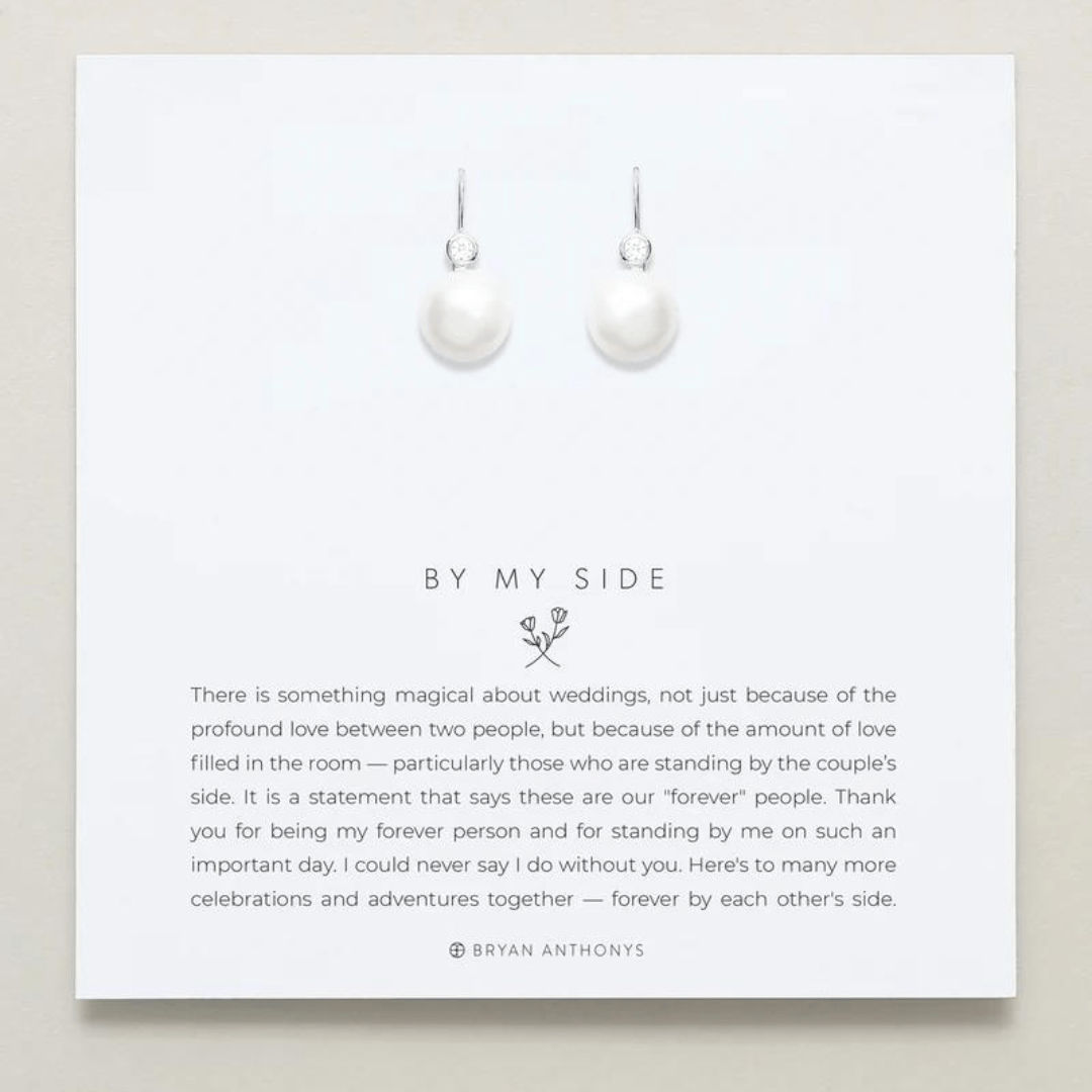 Bryan Anthonys By My Side Pearl Drop Earrings - Bryan Anthonys