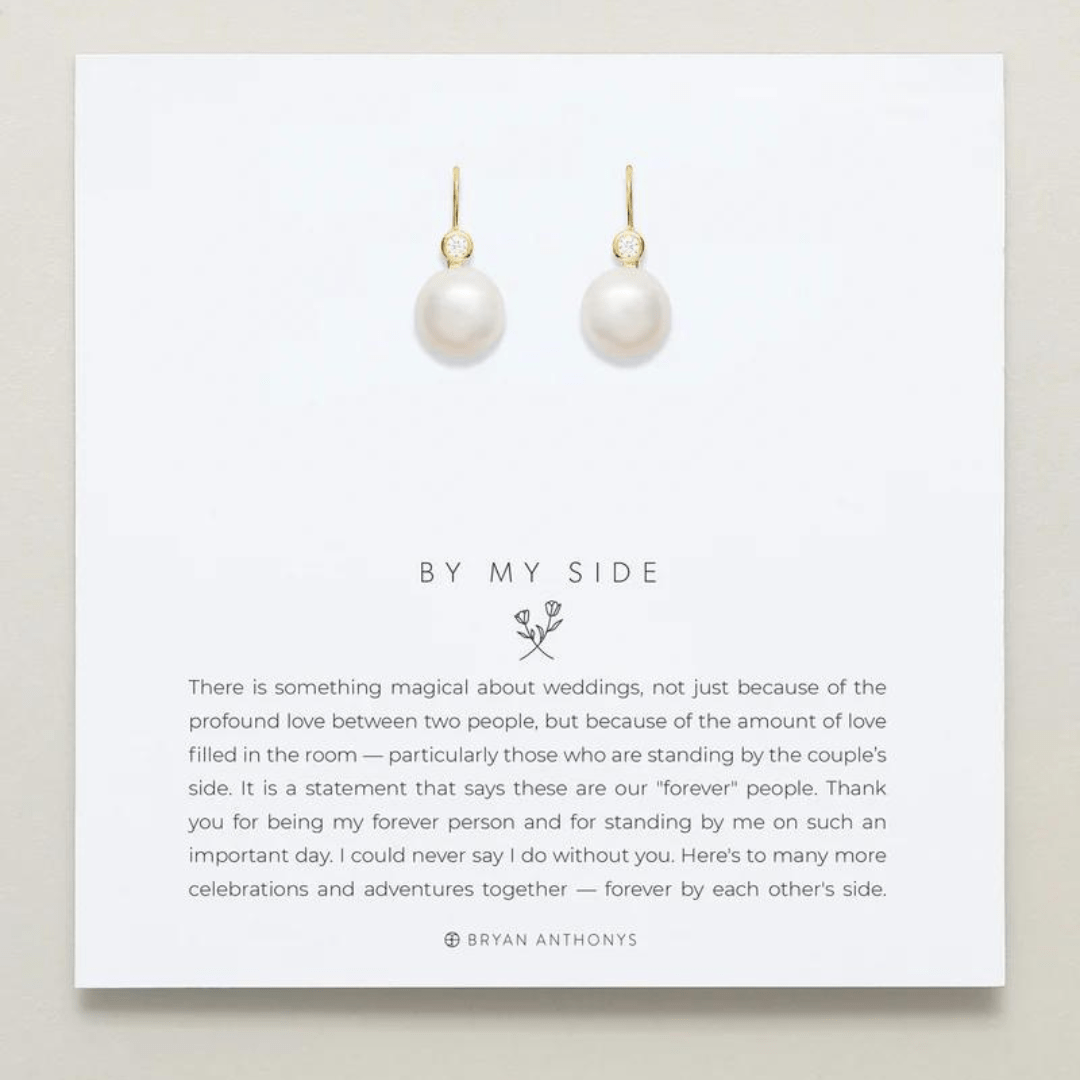 Bryan Anthonys By My Side Pearl Drop Earrings - Bryan Anthonys