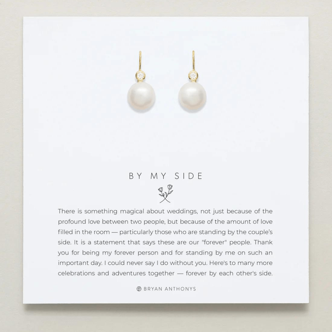 Bryan Anthonys By My Side Pearl Drop Earrings - Bryan Anthonys