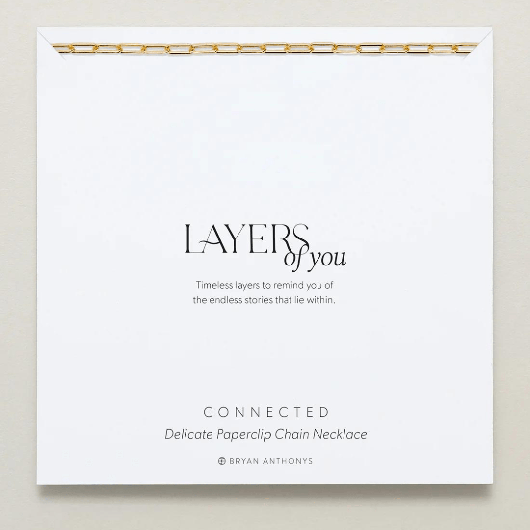 Bryan Anthonys Delicate Paperclip Chain Necklace - Bryan Anthonys