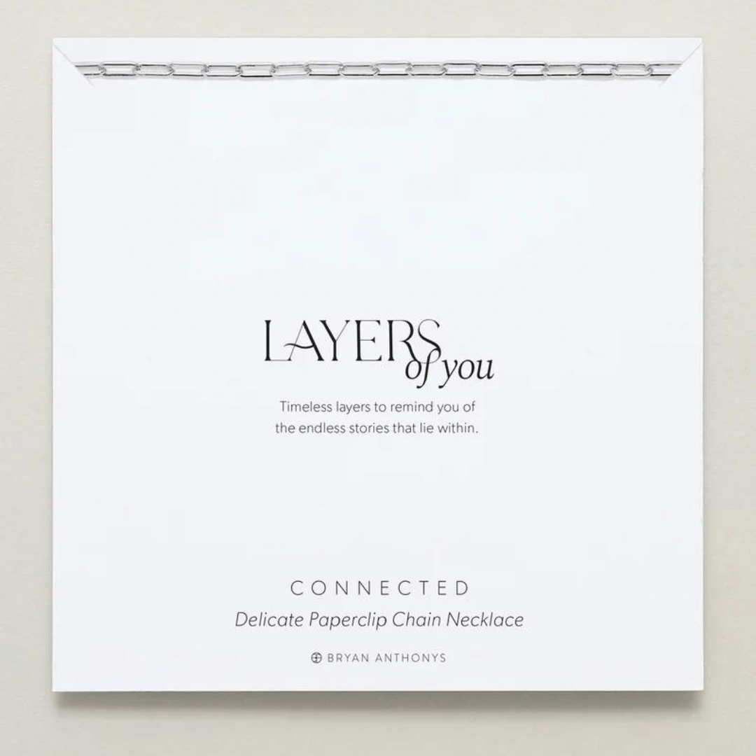 Bryan Anthonys Delicate Paperclip Chain Necklace - Bryan Anthonys