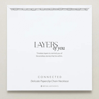 Bryan Anthonys Delicate Paperclip Chain Necklace - Bryan Anthonys