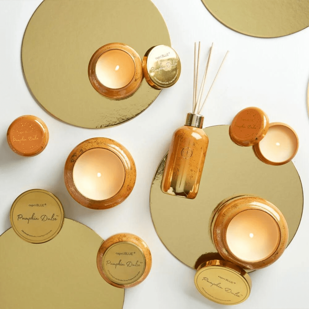 Capri Blue Glimmer Mini Tin - Pumpkin Dulce - Capri Blue