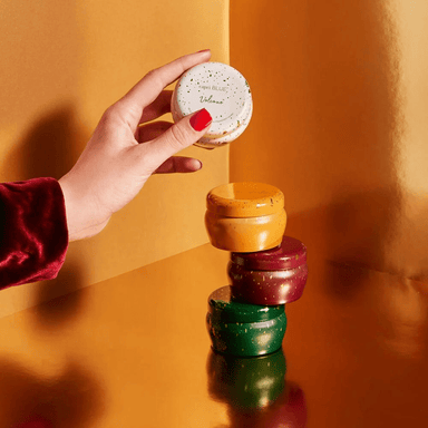 Capri Blue Glimmer Mini Tin - White/Volcano - Capri Blue