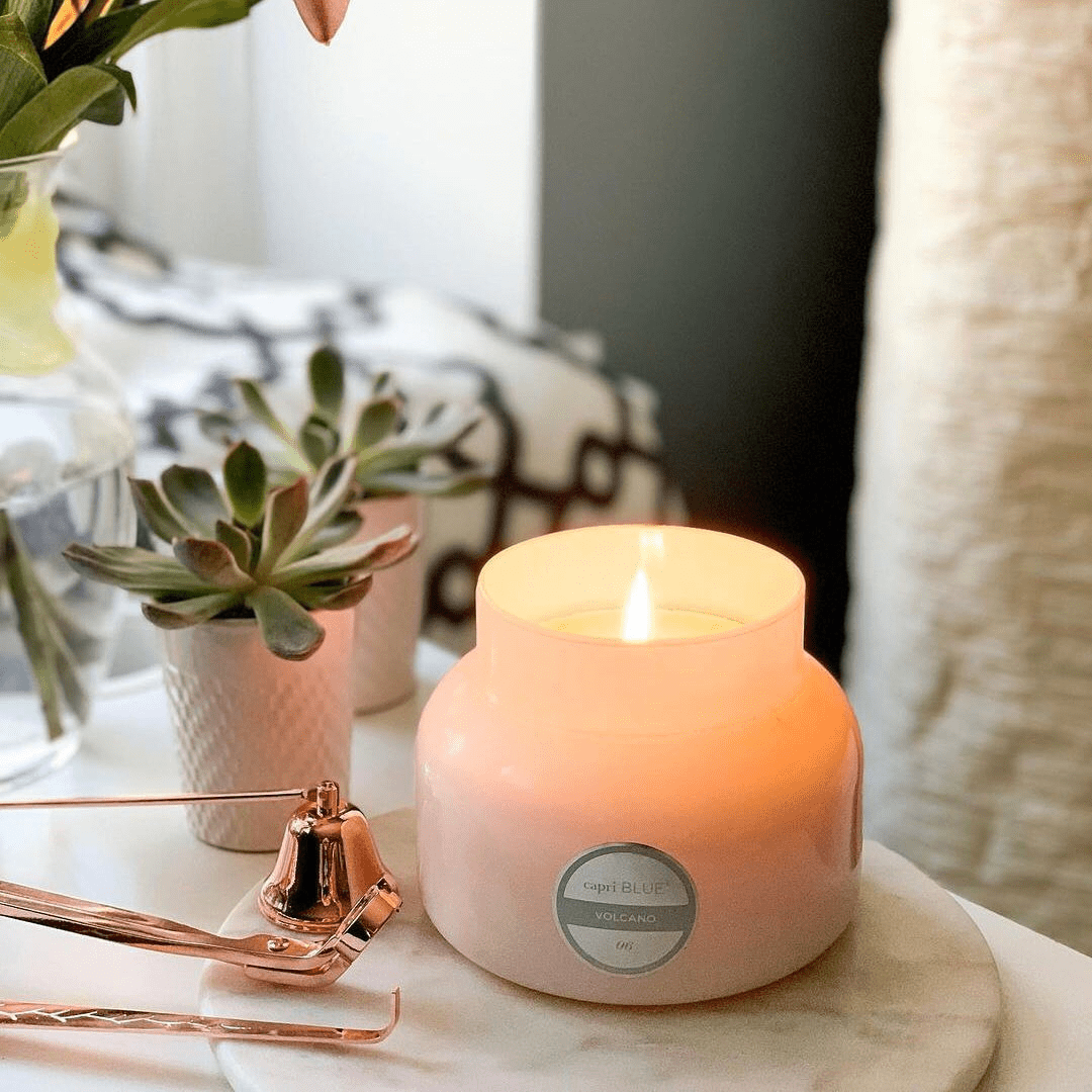 Capri Blue White Petite Signature Jar Candle - Volcano - Capri Blue