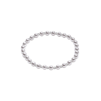 Classic Sterling Enewton Grateful Pearl Bead Bracelet - 4mm - Enewton