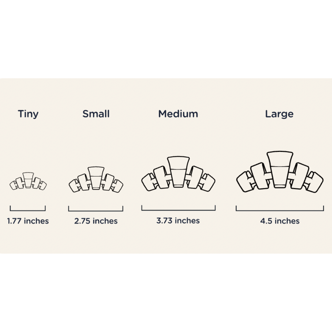 Claw Hair Clip - Tortoise - Teleties