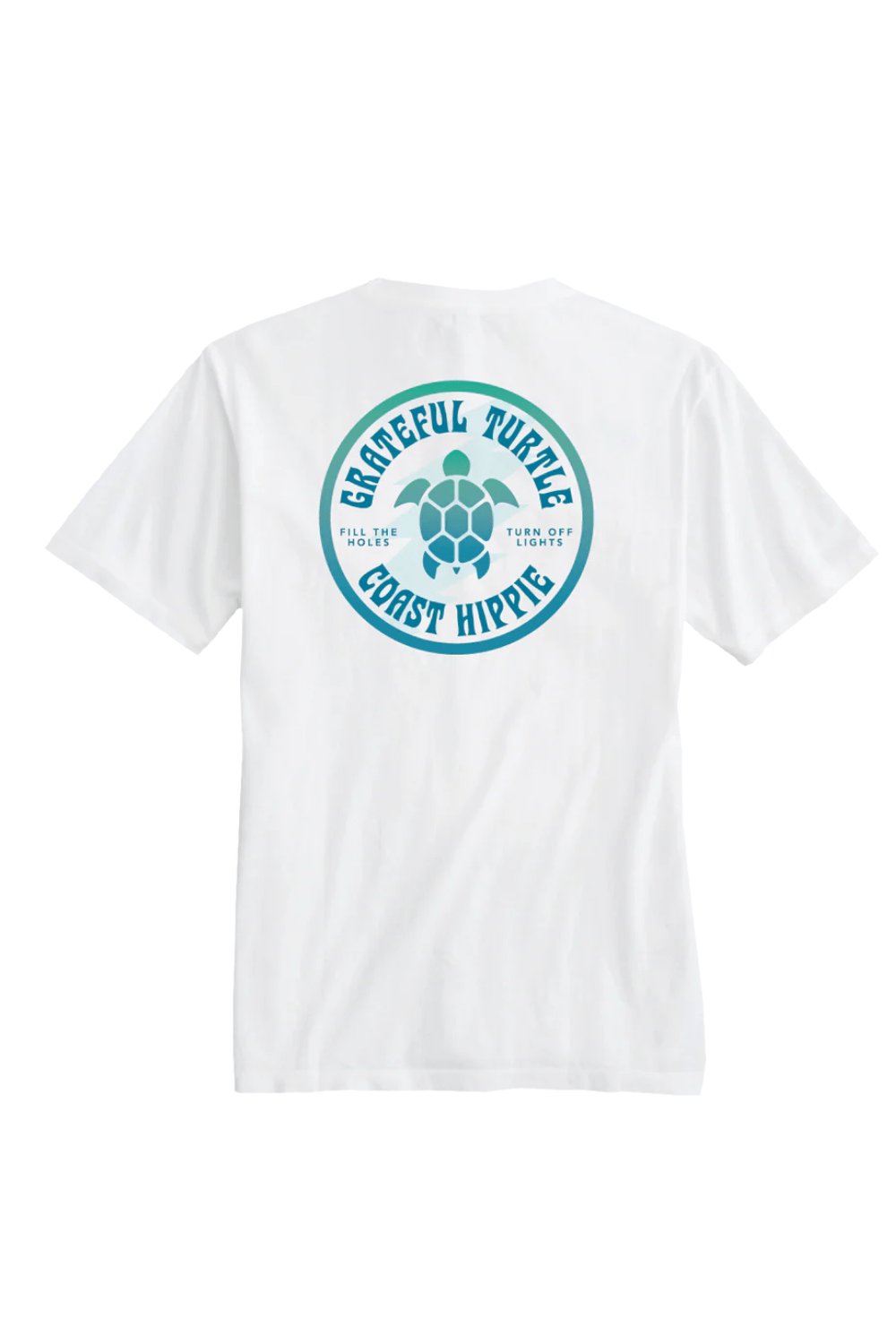 Coast Hippie Grateful Turtle Vintage Crew - White - Coast Hippie
