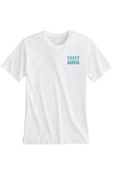 Coast Hippie Grateful Turtle Vintage Crew - White - Coast Hippie