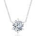 Crislu 6 Prong Solitaire Brilliant Necklace - Crislu