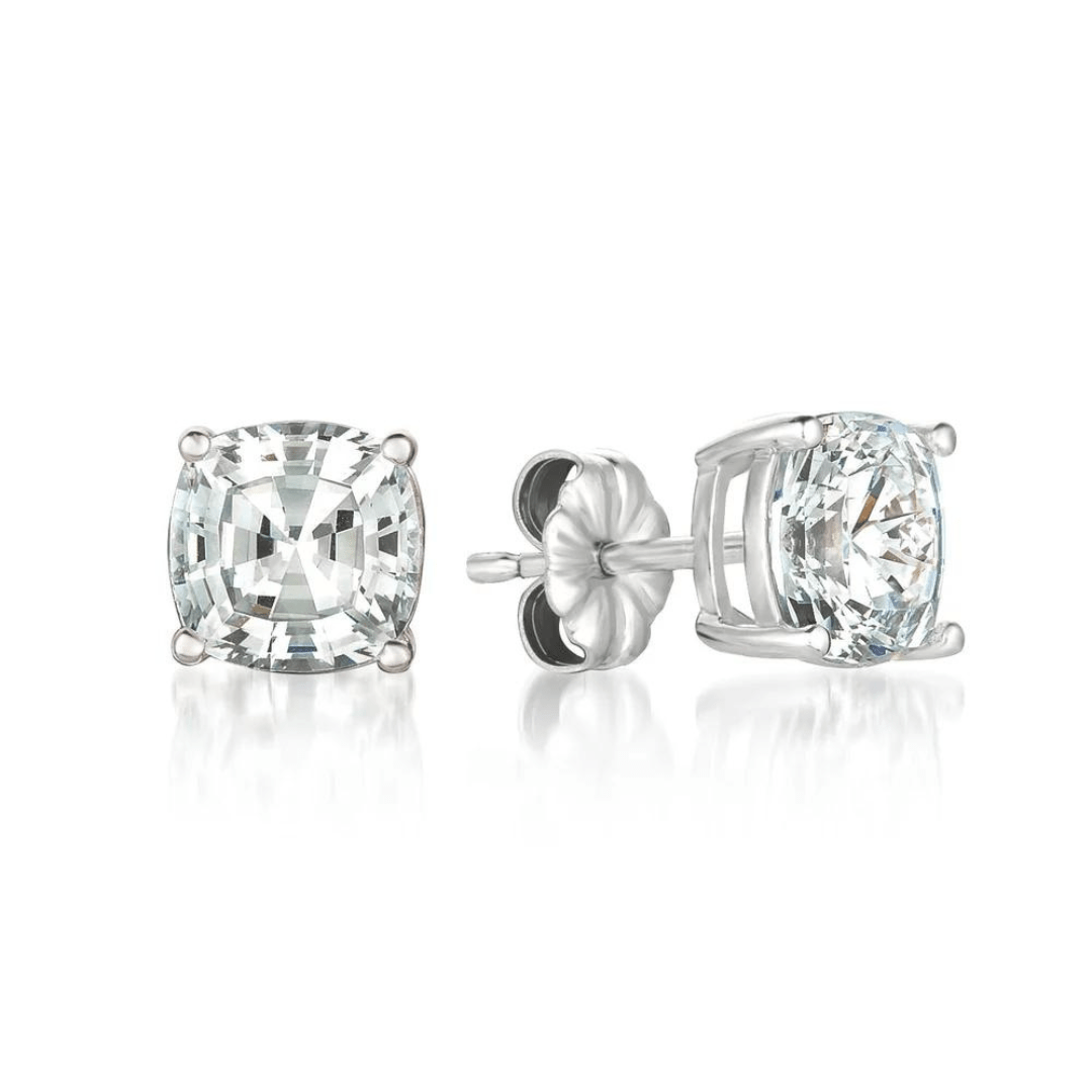 Crislu Asscher Stud Earrings - Crislu