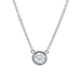 Crislu Bezel Set Pendant Necklace - Crislu