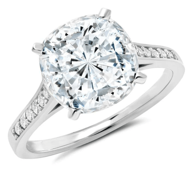 Crislu Bliss Cushion Cut Ring - Platinum - Crislu
