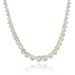Crislu Classic Small Graduated Tennis Necklace - 18k Gold - Crislu