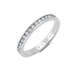 Crislu Clear Hand Set Eternity Band Ring - Platinum - Crislu