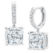 Crislu Cushion Cut Drop Earrings - Crislu
