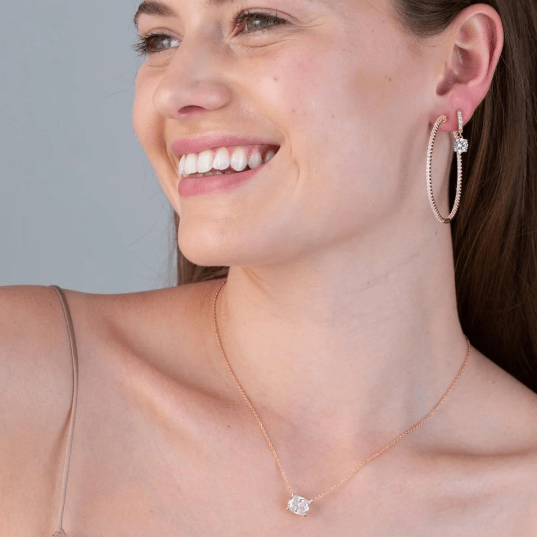 Crislu Cushion Cut Pendant Necklace - Crislu