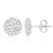 Crislu Round Pave Cluster Earrings - Crislu