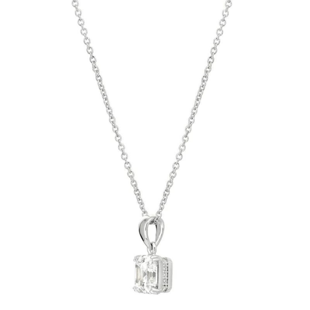 Crislu Royal Asscher Cut Pendant Necklace - Crislu