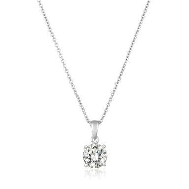 Crislu Royal Brilliant Cut Pendant Necklace - Crislu