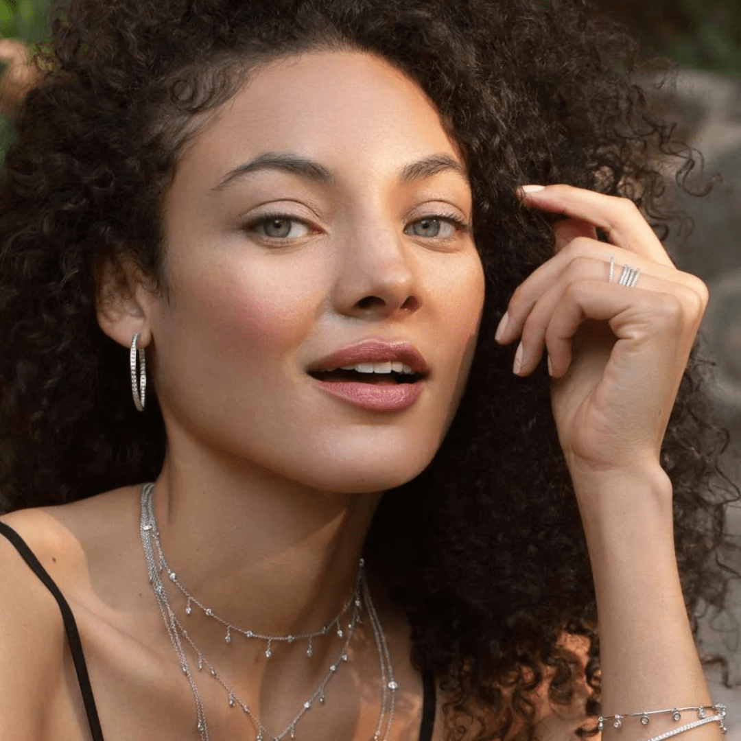 Crislu Small Pave Hoop Earrings - Crislu