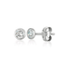 Crislu Solitaire Bezel Set Earrings - Crislu