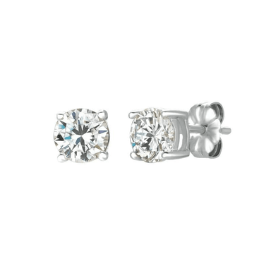 Crislu Solitaire Brilliant Stud Earrings - 1.5 Carats - Crislu