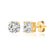 Crislu Solitaire Brilliant Stud Earrings - 2.0 Carats - Crislu