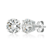 Crislu Solitaire Brilliant Stud Earrings - 4.0 Carats - Crislu