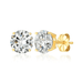 Crislu Solitaire Brilliant Stud Earrings - 4.0 Carats - Crislu