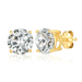 Crislu Solitaire Brilliant Stud Earrings - 6.0 Carats - Crislu