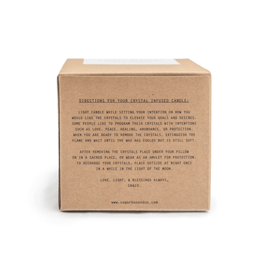 Crystal Candle - Citrine - Sugarboo