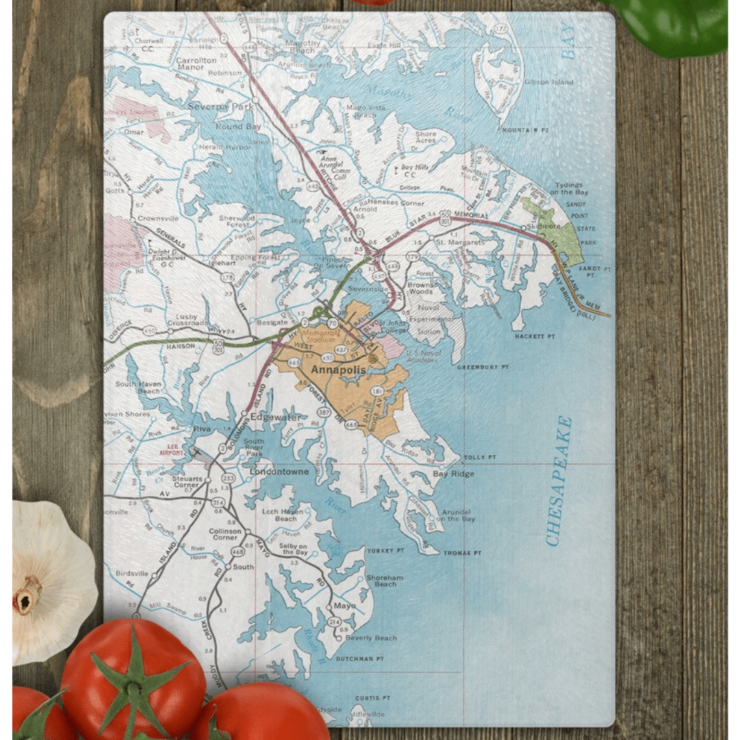 Daisy Mae Small Cutting Board - Annapolis - Daisy Mae Designs