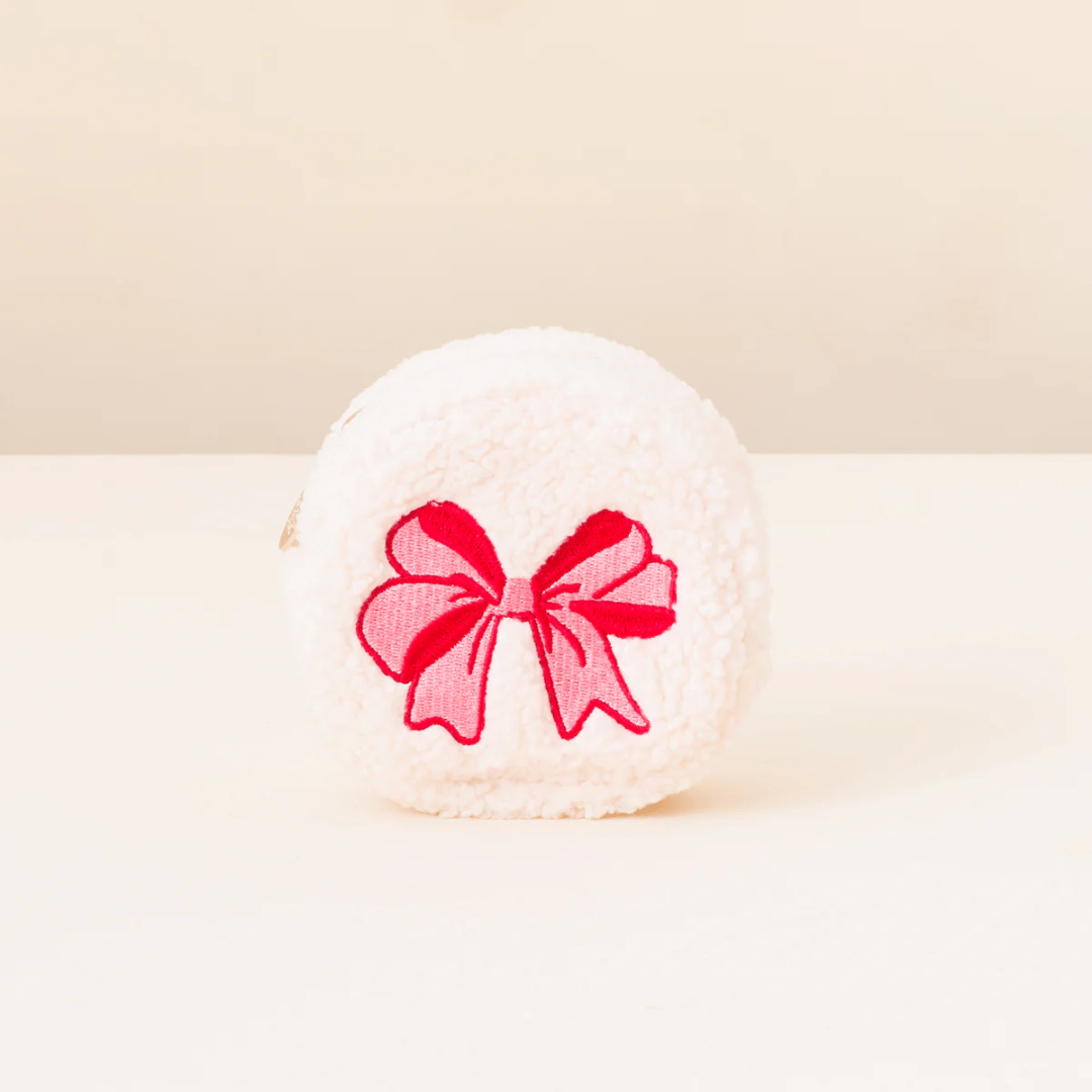 Darling Effect Red Bow - Circle Teddy Pouch - Darling Effect, The