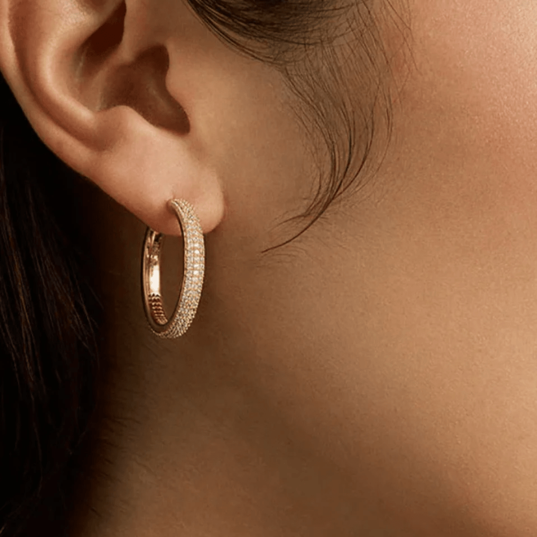 Dean Davidson Giselle Pave Hoops - Gold - Dean Davidson