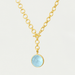Dean Davidson Knockout Collar Necklace - Gold/Iridescent Sky Blue - Dean Davidson
