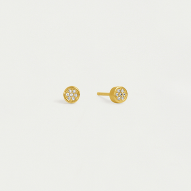 Dean Davidson Mirabeau Pave Studs - Gold/White Topaz - Dean Davidson