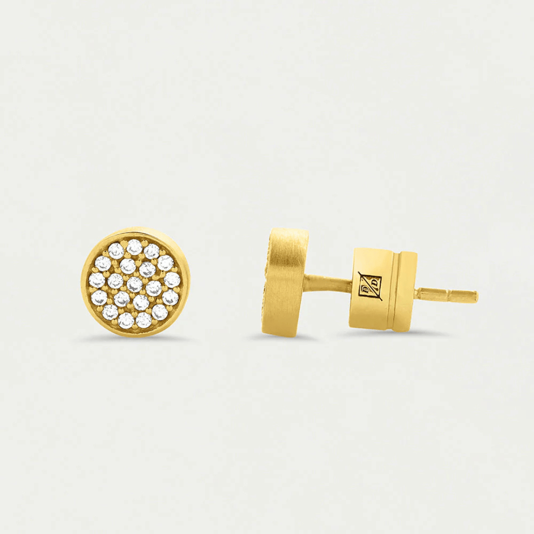 Dean Davidson Petite Pave Studs - Gold/White Topaz - Dean Davidson