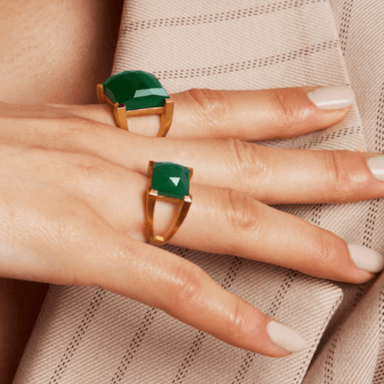 Dean Davidson Plaza Ring - Green Onyx/Gold - Dean Davidson