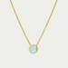 Dean Davidson Signature Midi Pendant - Gold/Iridescent Sky Blue - Dean Davidson